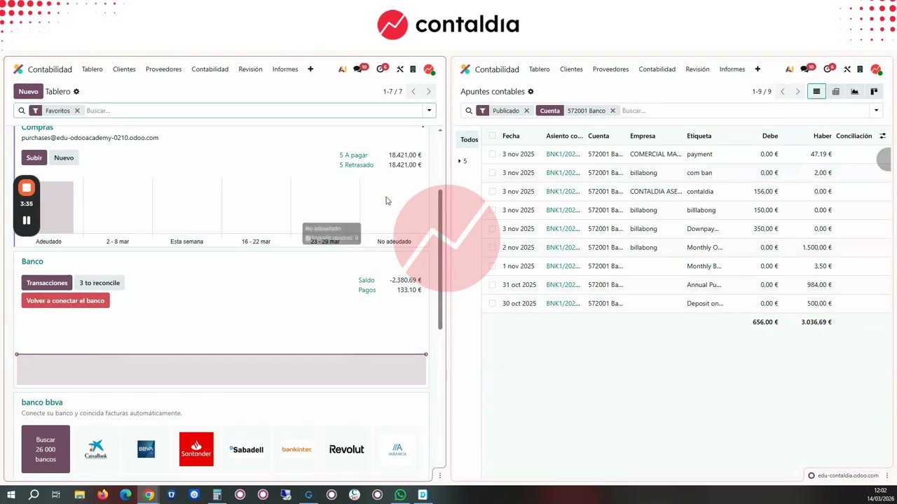 Tablero y mayor cuadrados en 2.380 €
