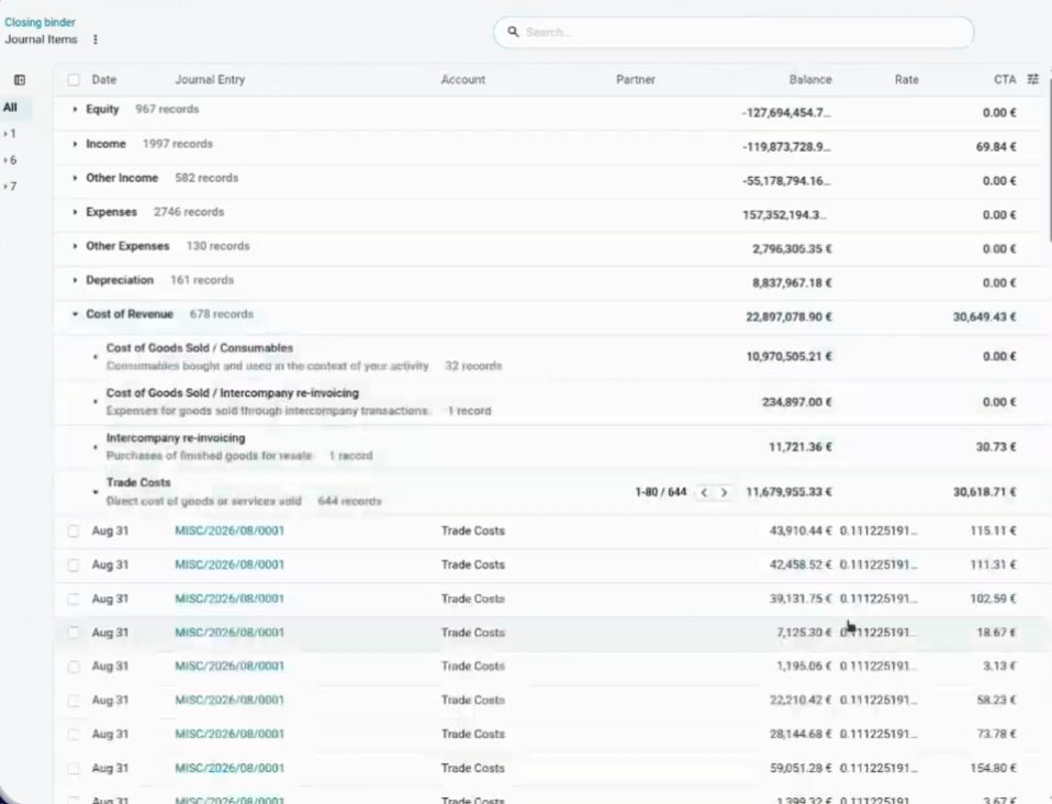 Informe con tipo de cambio a fecha en Odoo 20